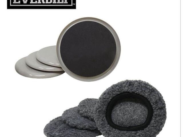 Lot 96-214181 - Everbilt
4-3/4 in. Round Plastic
Furniture Sliders and Socks for Hard and Carpeted Floor
Protection ...