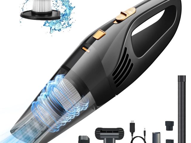 Lot 96-143626 - Cordless Handheld Vacuum, Portable Car Vacuum Cleaner, 8KPA Powerful Suction for Car and Pet HairNew