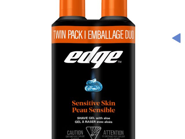 Lot 96-201359 - Edge Sensitive Skin Shave Gel, Twin Pack New