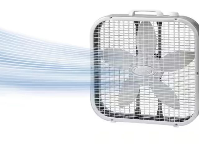 Lot 96-162604 - Lasko
20 in. 3 Speed Air Circulating Box Fan for Home in White with Save Smart Technology, 1820 CFM ...