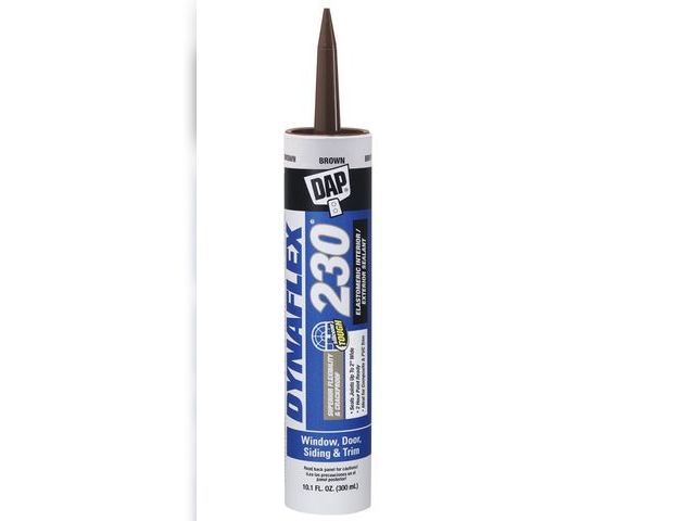 Lot 96-182386 - DAP Dynaflex 230 10.1 oz Brown Premium Window, Door and Trim Latex Caulk

New