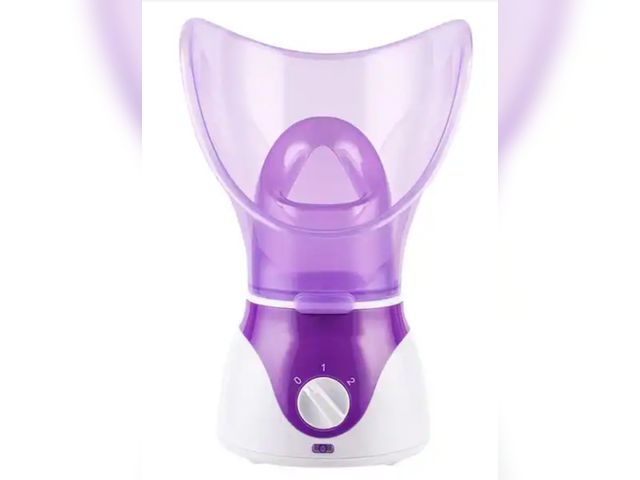 Lot 96-243034 - Anqtovp Home Facial Steamer Indoor Hydration Deep Cleanse Sauna with Aromatherapy Humidifier Overhea...