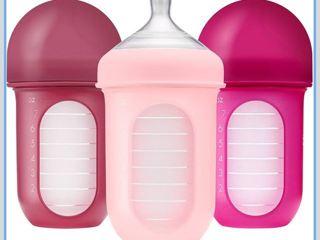 Lot 96-191136 - Boon Nursh Bottles - Silicone Baby Bottles Help Ease Colic Symptoms - Formula and Breast Milk Only T...