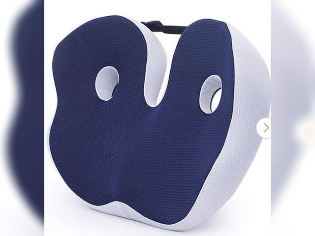 Lot 96-232781 - Back Memory Foam Seat Cushion for Bone Relief, Butt Lower Hamstrings Hips and Reduce Fatigue  Lightl...