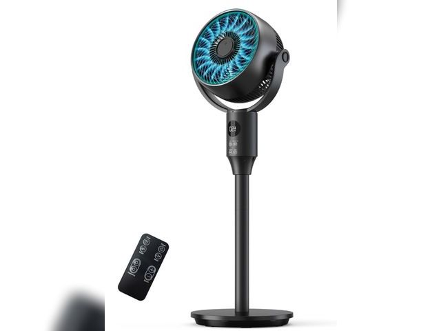 Lot 96-164975 - Oscillation Standing Fan for Bedroom, 79ft Airflow Whisper Quiet Pedestal Fan with 3 Modes, 8 Speeds...