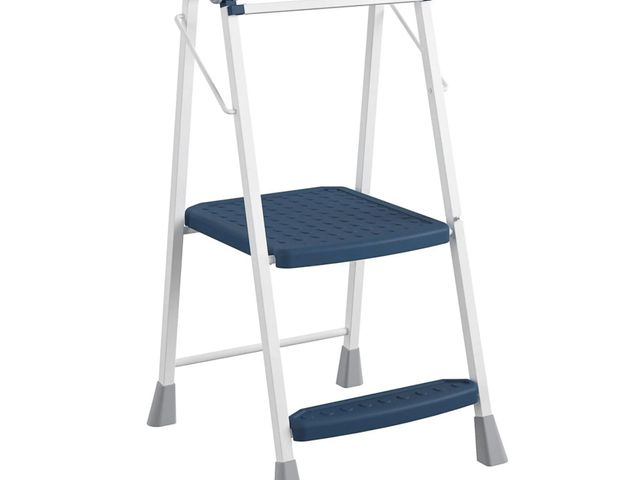 Lot 96-176548 - The Cosco 2-Step Kitchen Stepper Adult Folding Step Stool is a folding step stool New
