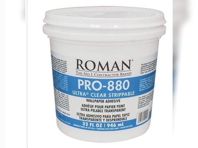 Lot 96-182543 - Roman PRO-880 1 qt. Ultra Clear Strippable Wallcovering Adhesive
New