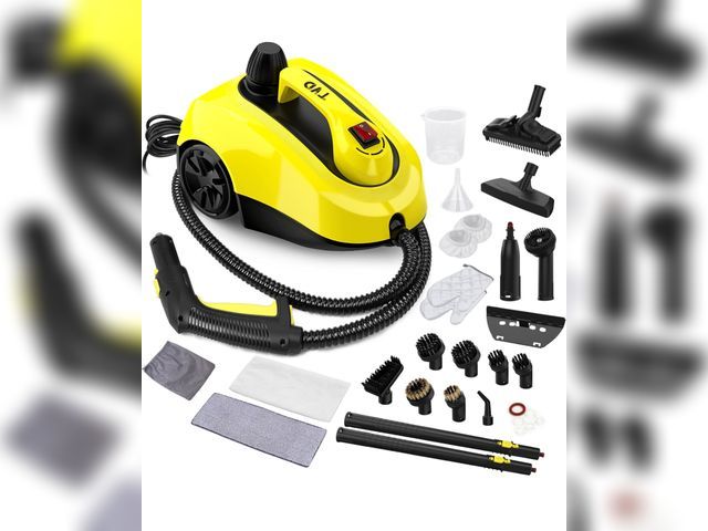 Lot 96-179075 - TVD Steam Cleaner, Heavy Duty Canister Steamer with 26 Accessories, Steam Mop with 5M Extra-Long Pow...