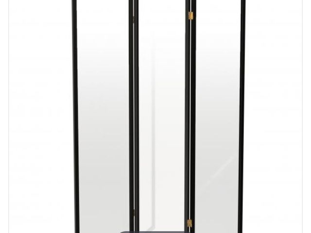 Lot 96-171845 - 6 ft. Tall Clear Plastic Partition New MSRP $149