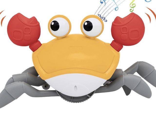 Lot 96-230568 - Cute crawling crab toy Lightly used, not tested, no charging cord, color is different than stock pho...