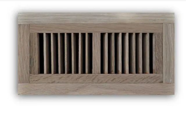 Lot 96-227693 - Bundle of 4 Hampton Bay 4 in. x 12 in. Oak Wood Flush Mount Grille in Unfinished Oak New MSRP $196