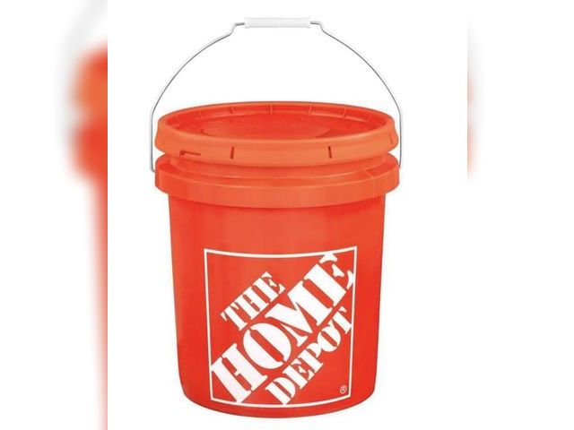 Lot 96-180150 - The Home Depot 5 Gallon Orange Homer Bucket
New