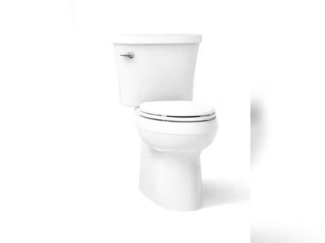 Lot 96-183314 - KOHLER Gleam 12 in. Rough In 2-Piece 1.28 GFP Single Flush Elongated Chair Height Toilet in White wi...