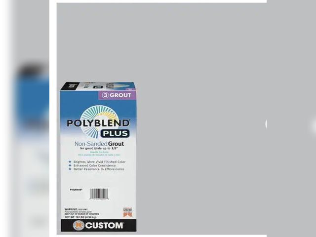 Lot 96-182540 - Custom Building Products
Polyblend Plus #115 Platinum 10 lb. Unsanded Grout

Appears lightly used, h...