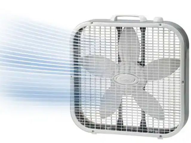 Lot 96-211836 - Lasko
20 in. 3 Speed Air Circulating Box Fan for Home in White with Save Smart Technology, 1820 CFM ...