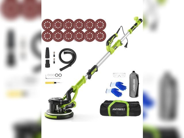 Lot 96-179947 - AMYBEST Drywall Sander, Powerful Electric Drywall Sander with Vacuum Dust Collection, 5 Speed 1000-2...