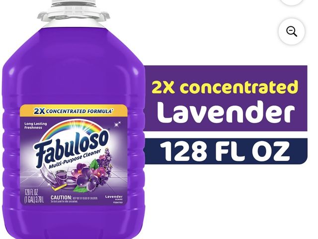 Lot 96-200237 - Fabuloso Multi Surface All Purpose Floor Cleaner, Lavender Scent, 128 fl oz NEW
