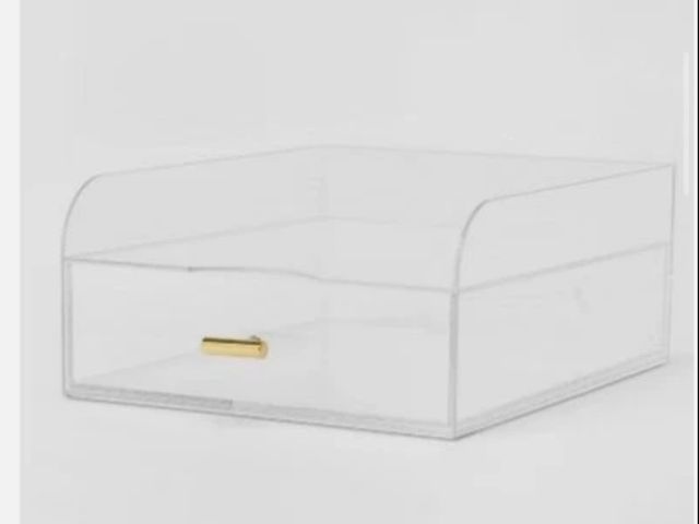 Lot 96-157635 - Acrylic Large Paper Tray with Drawer - Threshold
New