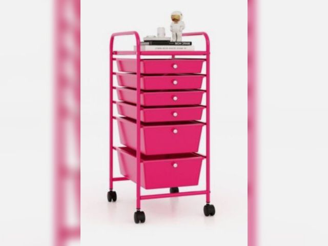 Lot 96-192311 - 6-Drawers Storage Cart Organizer Multifunctional Kitchen Rolling Cart w/ Wheels
New