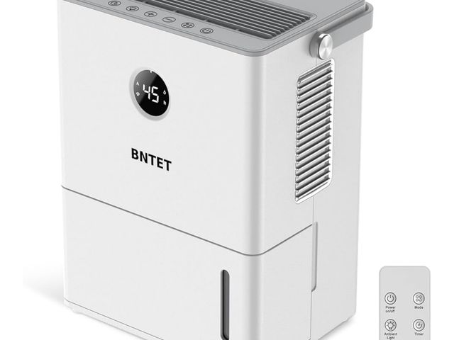 Lot 96-163599 - 2-in-1 Dehumidifier and Humidifier Combo, 68 oz Tank with Auto Shutoff, Smart Humidity Control, 30-S...