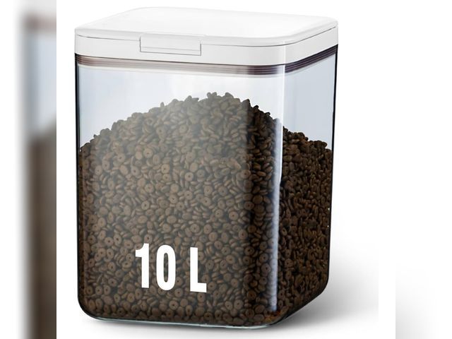Lot 96-164159 - Airtight Dog Food Storage Container 15lb / 11L – Pet Food Storage Bin with Lids, Cat Treat Jar, BPA ...