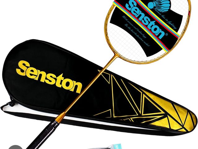 Lot 96-190659 - Senston Badminton Set 
4 Rackets &amp; Birdies included with extra NEW tape 
Some rackets are lightl...