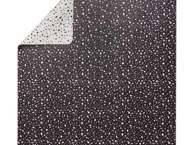 Lot 96-176282 - Lalo Splat Mat - Double-Sided Vegan Leather Wipeable Baby Splat Mat - Modern Design, Perfect for Mea...