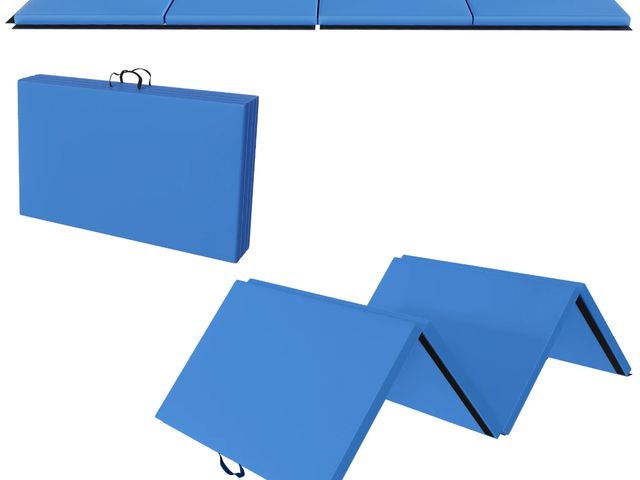 Lot 96-192230 - BalanceFrom Versatile 4'x8'x2" High-Density Gym Mats - Extra Thick, Anti-Tear, Easy-Clean, Foldable ...