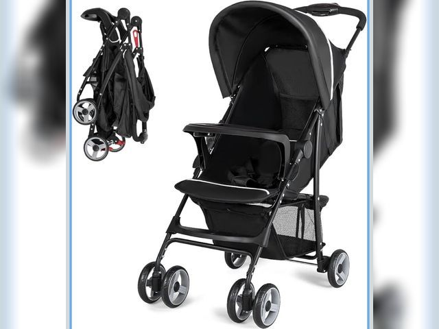 Lot 96-192324 - Baby Joy Lightweight Stroller, Compact Toddler Travel Stroller for Airplane, Infant Stroller w/Adjus...