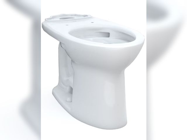Lot 96-277853 - TOTO® Drake® Elongated Universal Height TORNADO FLUSH® Toilet Bowl with CEFIONTECT®, Cotton White 
N...