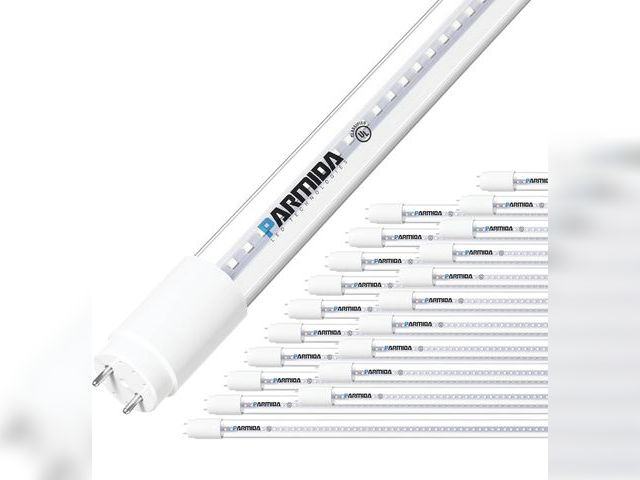 Lot 96-164145 - PARMIDA 20-Pack 4FT LED T8 Hybrid Type A+B Light Tube, 24W 5000K  daylight MRSP $117
New