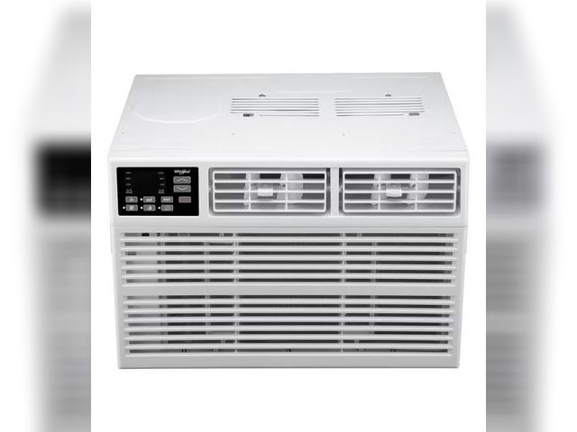 Lot 96-165814 - Whirlpool
15,000 BTU (DOE) 115-Volt Window Air Conditioner Cools 700 sq. ft. with Remote in White
MS...