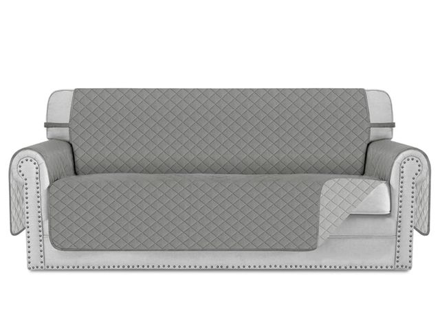 Lot 96-170417 - Deeky Sofa Covers for 3 Cushion Couch, Dog Couch Protector, Furniture Covers for Pets, Reversible an...