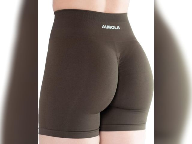 Lot 96-177778 - AUROLA Intensify Workout Shorts for Women Seamless Scrunch Short Gym Yoga Running Sport Active Exerc...