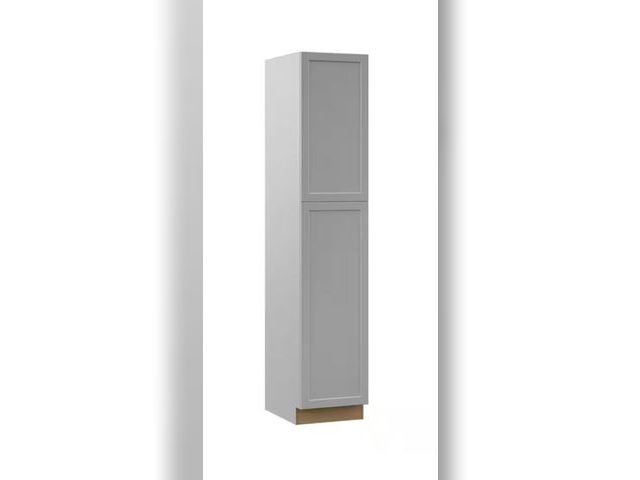 Lot 96-182607 - Hampton Bay Designer Series Melvern 18 in. W x 24 in. D x 90 in. H Assembled Shaker Tall Pantry Kitc...