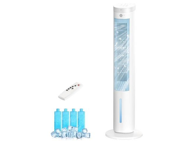 Lot 96-164012 - Evaporative Air Cooler, 41" Portable Air Conditioners Windowless, 3-in-1 Cooling Fans that Blow Cold...