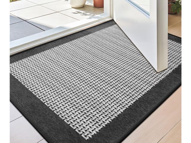 Lot 96-181445 - Inside Door Mat for Entry 24"x36", Absorbent, Dirt Trapper, Low Profile Thin, Non Slip Mats with Rub...