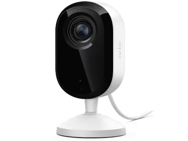 Lot 96-198728 - Arlo
Essential Plug-in Indoor Security Camera 2K (2nd  Gen) with Dual-Band Wi-Fi and Privacy Shield,...