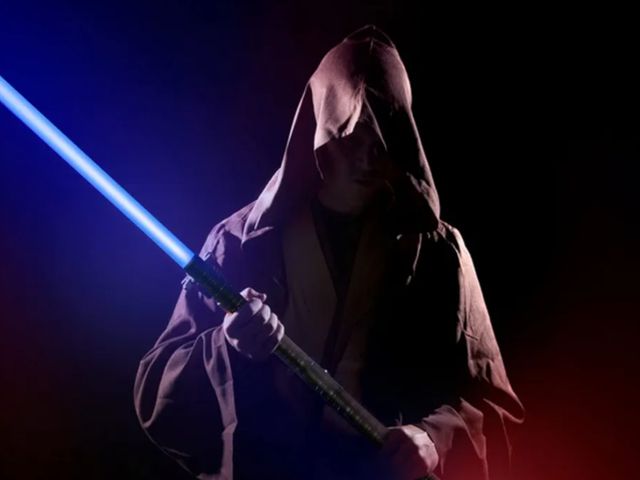 Lot 96-176033 - jvmusaber Lightsaber Toy, Light Saber 2-in-1 Detachable USB C Charge Metal Hilt, 8-12 Year Old Boy G...