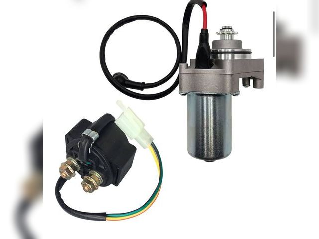 Lot 96-173654 - Partman 3 Bolt Electric Starter Motor Fits for 50cc 70cc 90cc 100cc 110cc 125cc 4 Stroke Quad Wheele...