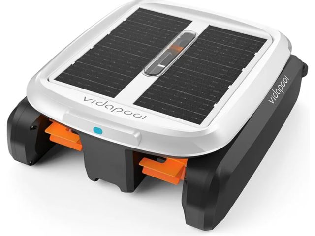 Lot 96-187724 - Solar-Powered Robotic Pool Skimmer, Manual &amp; Auto Modes, Sensors for Efficient Pool Surface Clea...