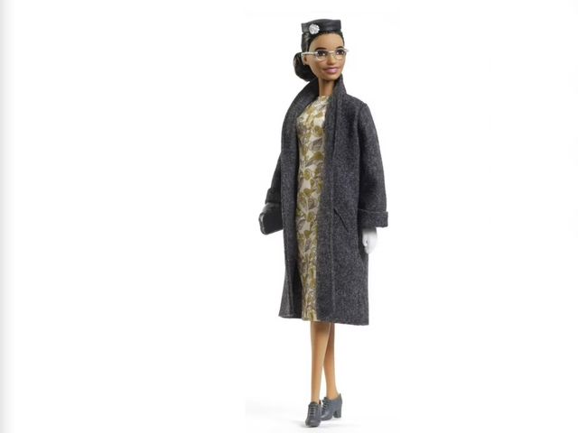 Lot 96-183757 - Barbie Inspiring Women Rosa Parks Collectible Doll with Dress, Wool Coat &amp; Accessories