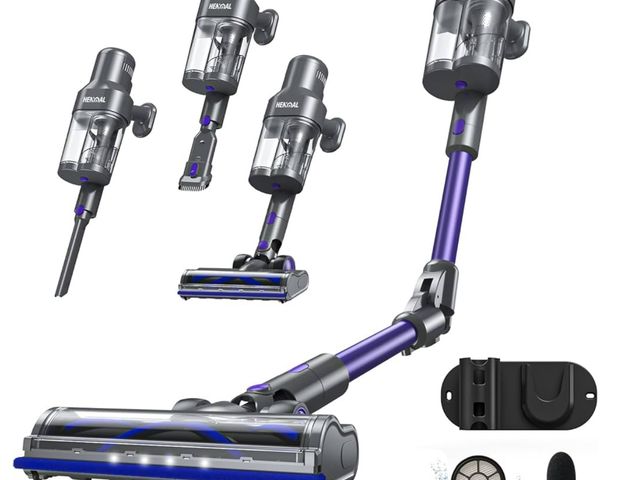 Lot 96-170057 - 650W Cordless Vacuum Cleaner, 45KPA Suction Power, 70-Minute Runtime, Handheld &amp; Foldable Design...