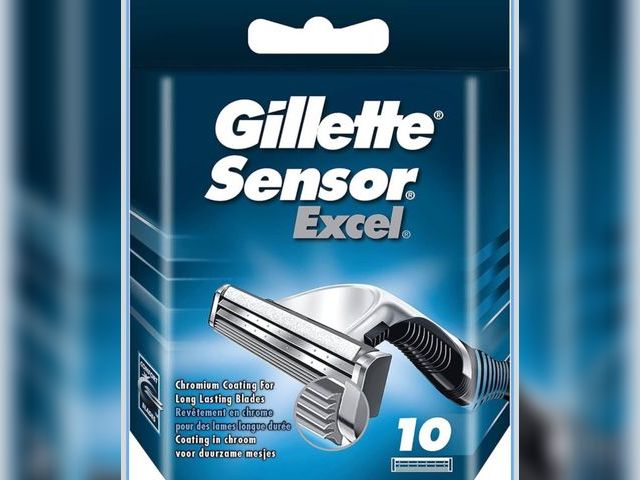 Lot 96-178736 - Gillette Sensor Excel Shaving Cartridges for Men Quantity: 10 
New (box damage)