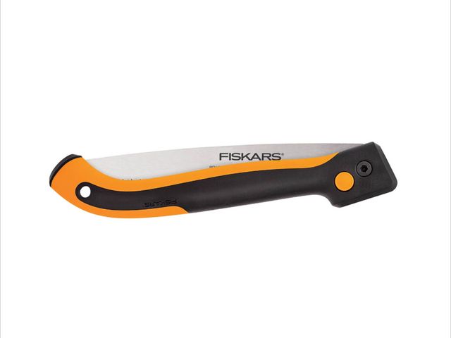 Lot 96-163206 - Fiskars Power Tooth Softgrip Folding Saw lightly used