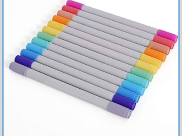 Lot 96-191650 - Zink Colorful Fine &amp; Chisel Double Twin Tip Markers 12 Pack for Kodak, Lifeprint, Polaroid, HP, ...