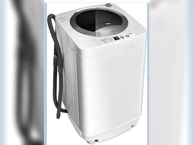 Lot 96-225878 - Giantex Portable Washing Machine, Full Automatic Washer and Dryer Combo, with Built-in Pump Drain 8 ...