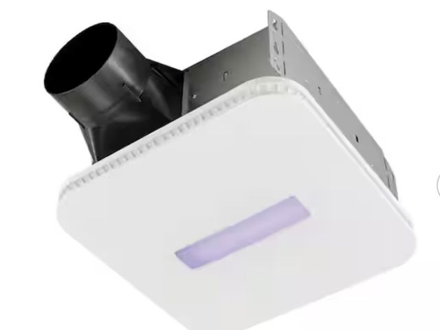 Lot 96-159754 - Broan-NuTone
ARN110LKVV: SurfaceShield 110 CFM Bathroom Exhaust Vent Fan w/ LED and Vyv Antimicrobia...