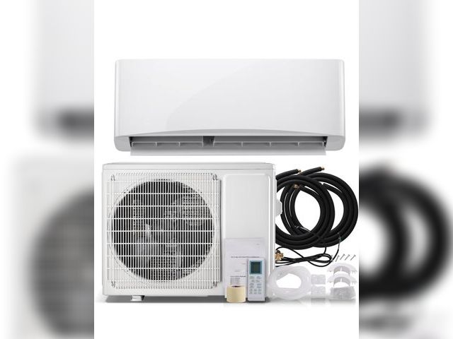 Lot 96-165821 - PLEASE READ
12000BTU 4-in-1 Split Air Conditioner &amp; Heater 17 SEER2 Inverter System, Cools Up to...