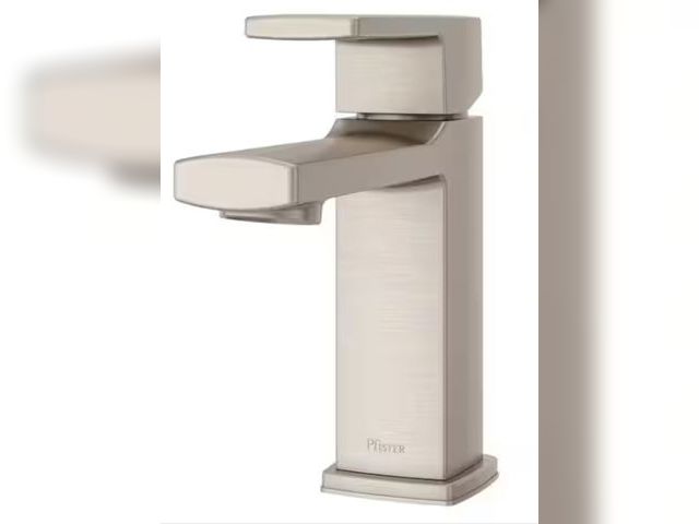 Lot 96-160225 - Pfister Deckard Single-Handle Single Hole Bathroom Faucet in Brushed Nickel MSRP $178
New